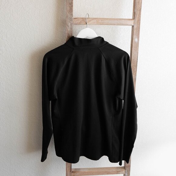 THE NORTH FACE WANDER 1/4 QUARTER ZIP PULLOVER BLACK SZ L - Picture 3 of 8